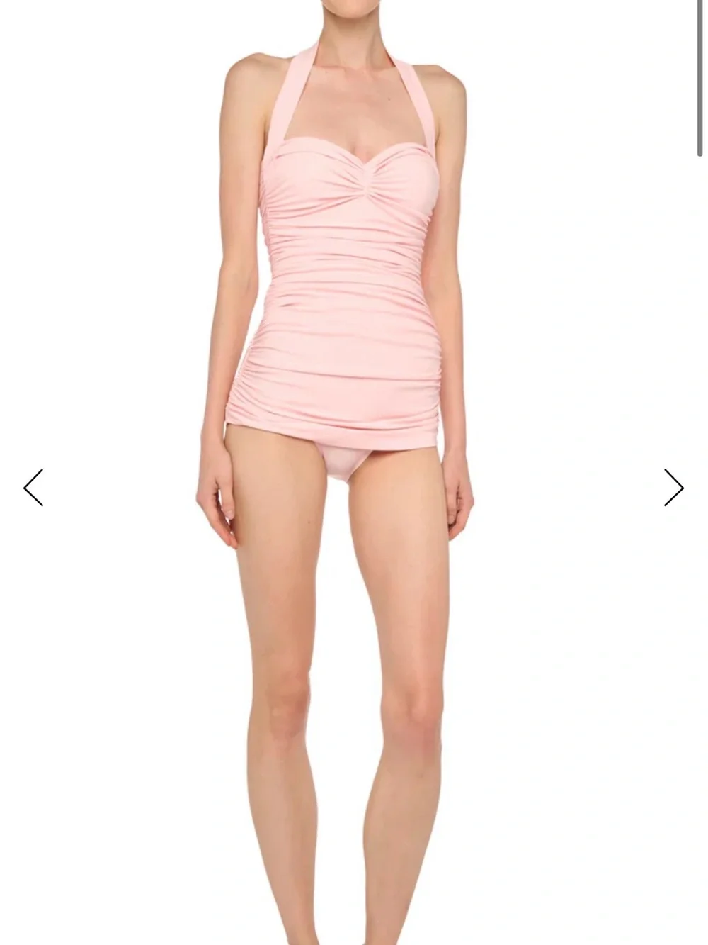 Norma Kamali  Pink Ruched One-Piece Swimsuit bill mio large swimdress